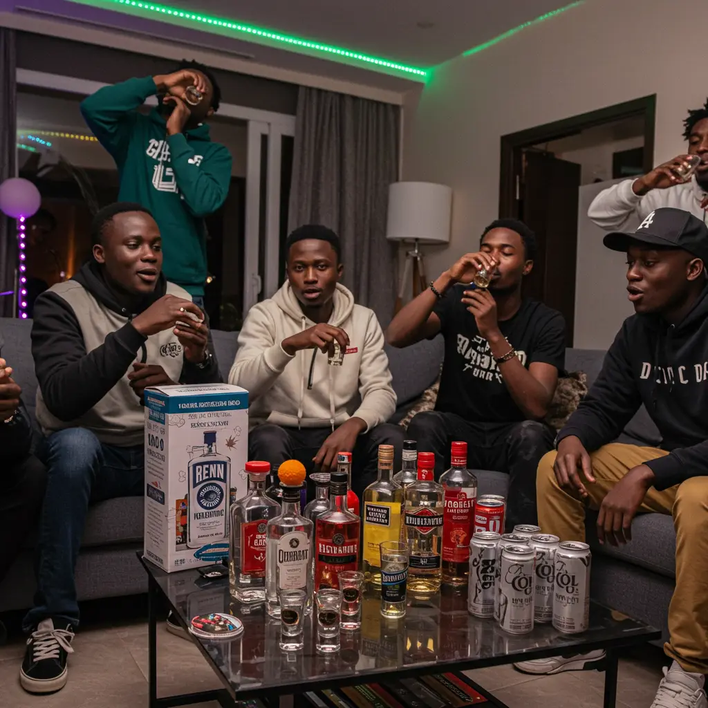 pregame drinks before leaving for a party at swiftsips delivery